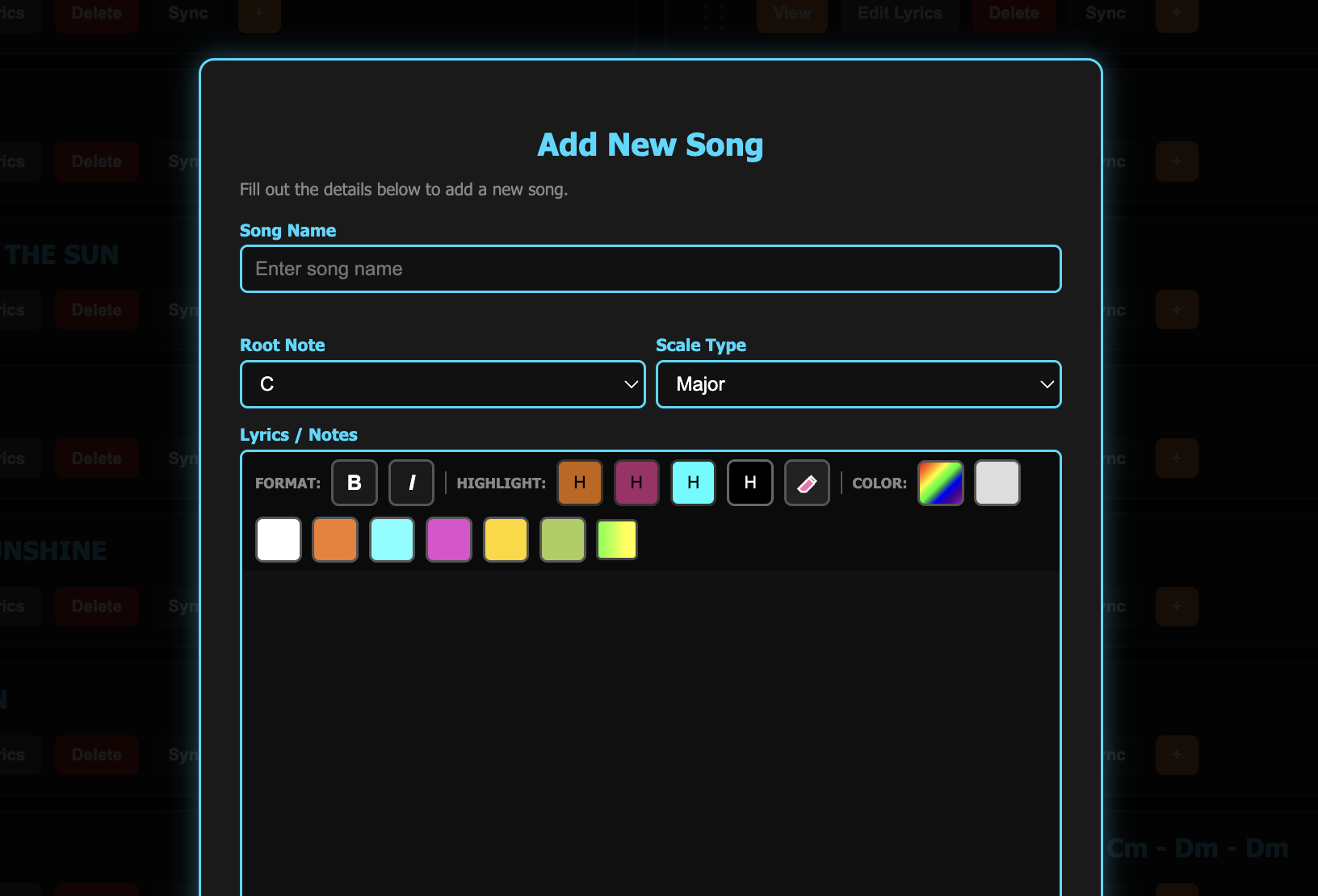MY RAD SET Screenshot